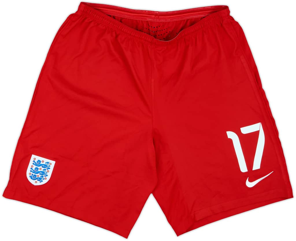 2014-15 England Player Issue Away Shorts #17 - 8/10 - (L)