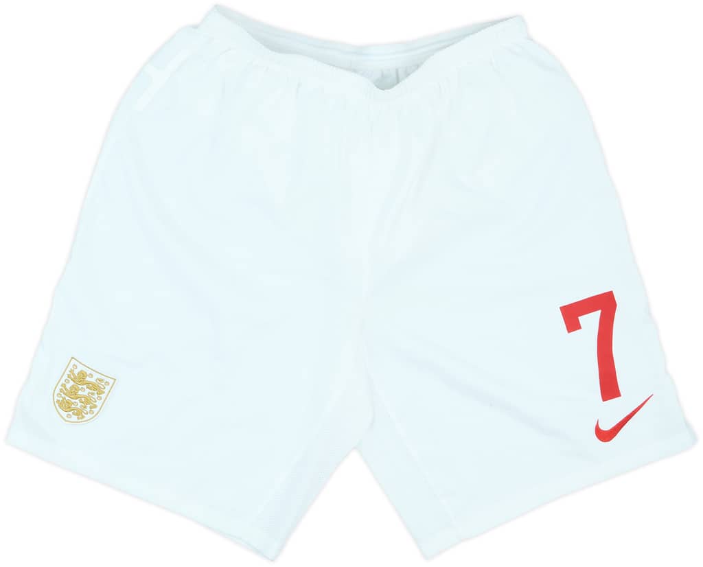2013-14 England Player Issue Away Shorts #7 - 6/10 - (L)
