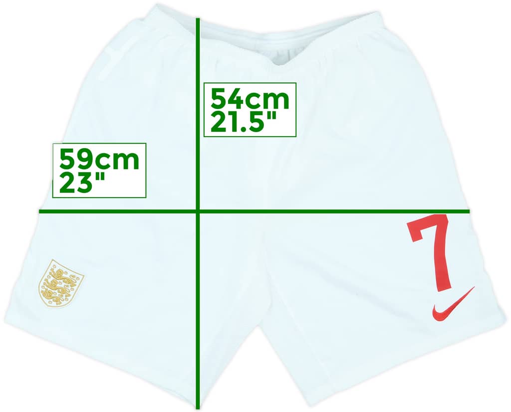 2013-14 England Player Issue Away Shorts #7 - 6/10 - (L)