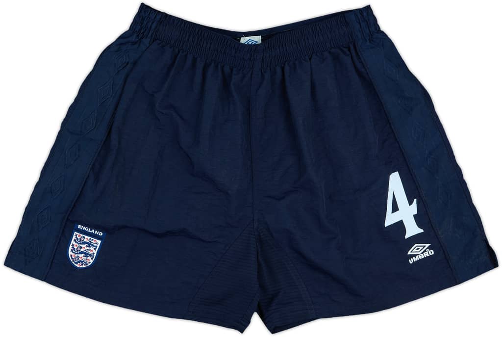 1999-01 England Player Issue Home Shorts #4 - 6/10 - (XXL)