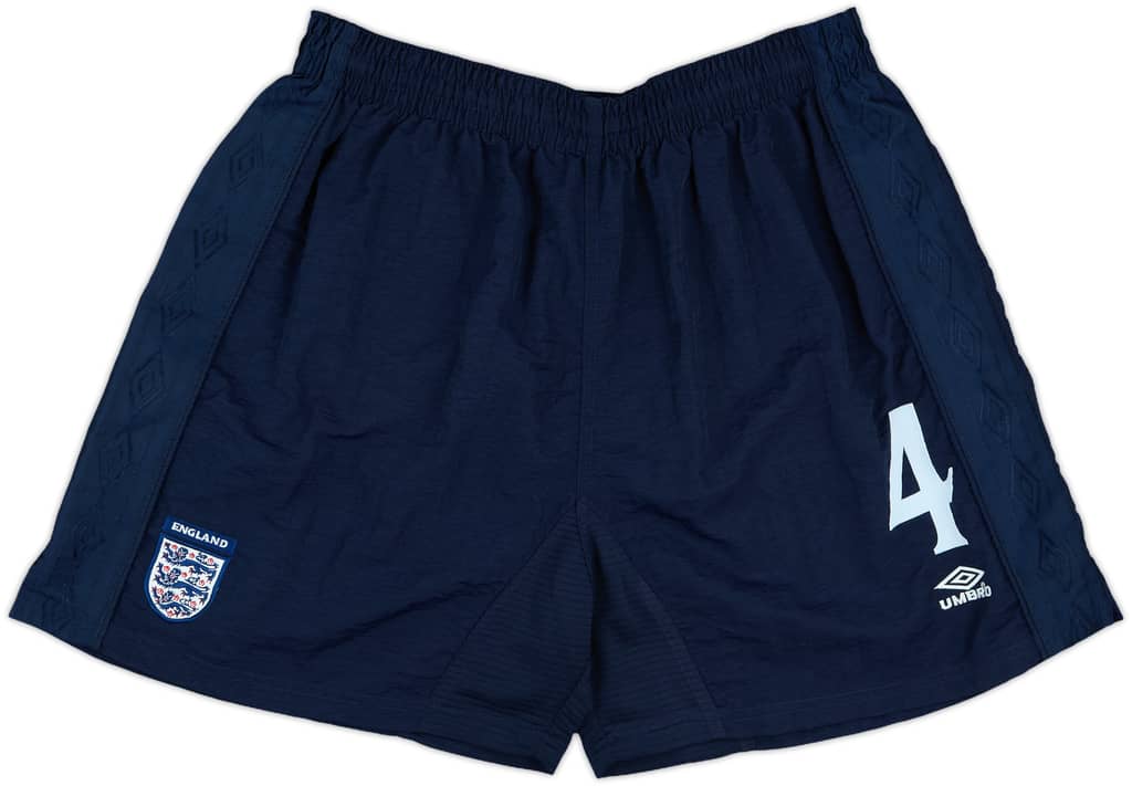 1999-01 England Player Issue Home Shorts #4 - 8/10 - (XXL)