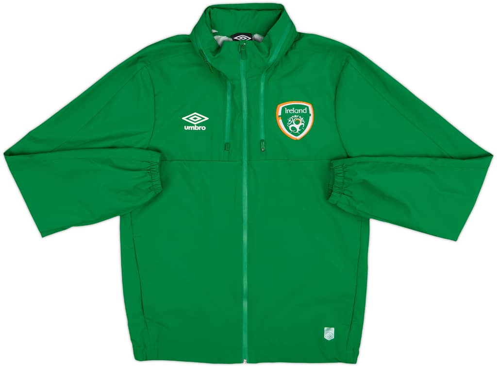 2016-17 Ireland Umbro Hooded Rain Jacket - 8/10 - (S)