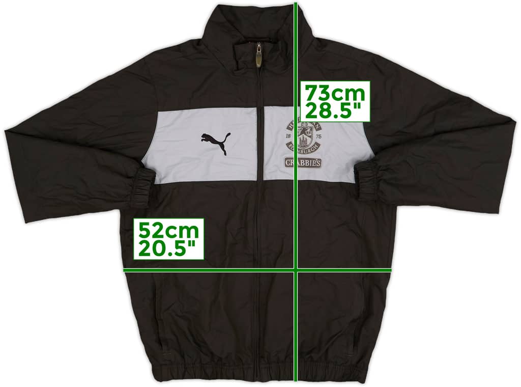 2012-13 Hibernian Puma Track Jacket - 8/10 - (S)