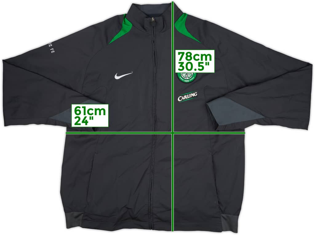2005-06 Celtic Nike Track Jacket - 8/10 - (XL)
