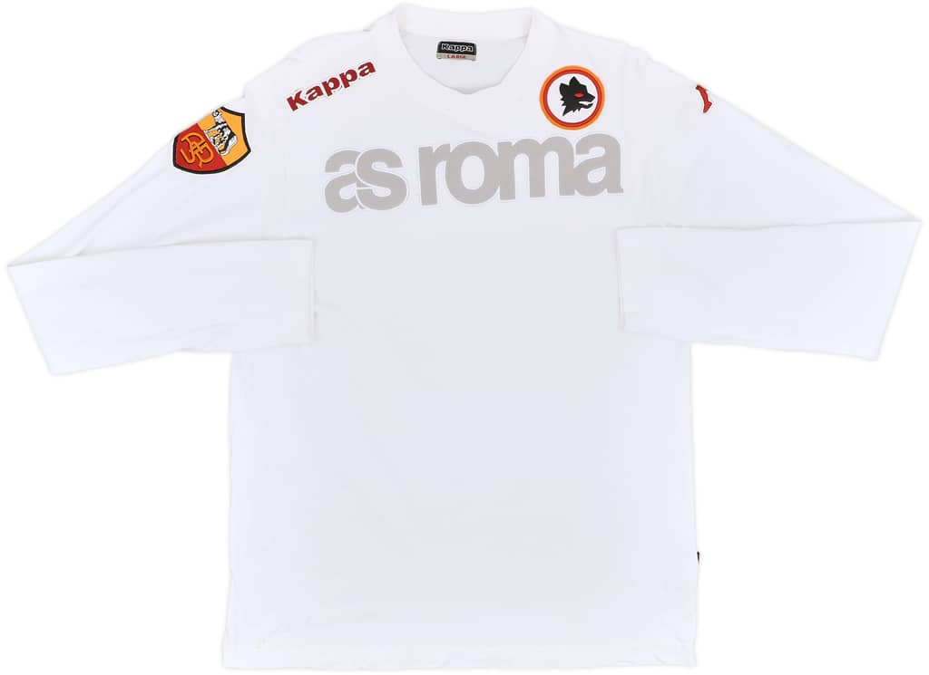 2011-12 Roma Kappa Cotton Tee - 9/10 - (L)