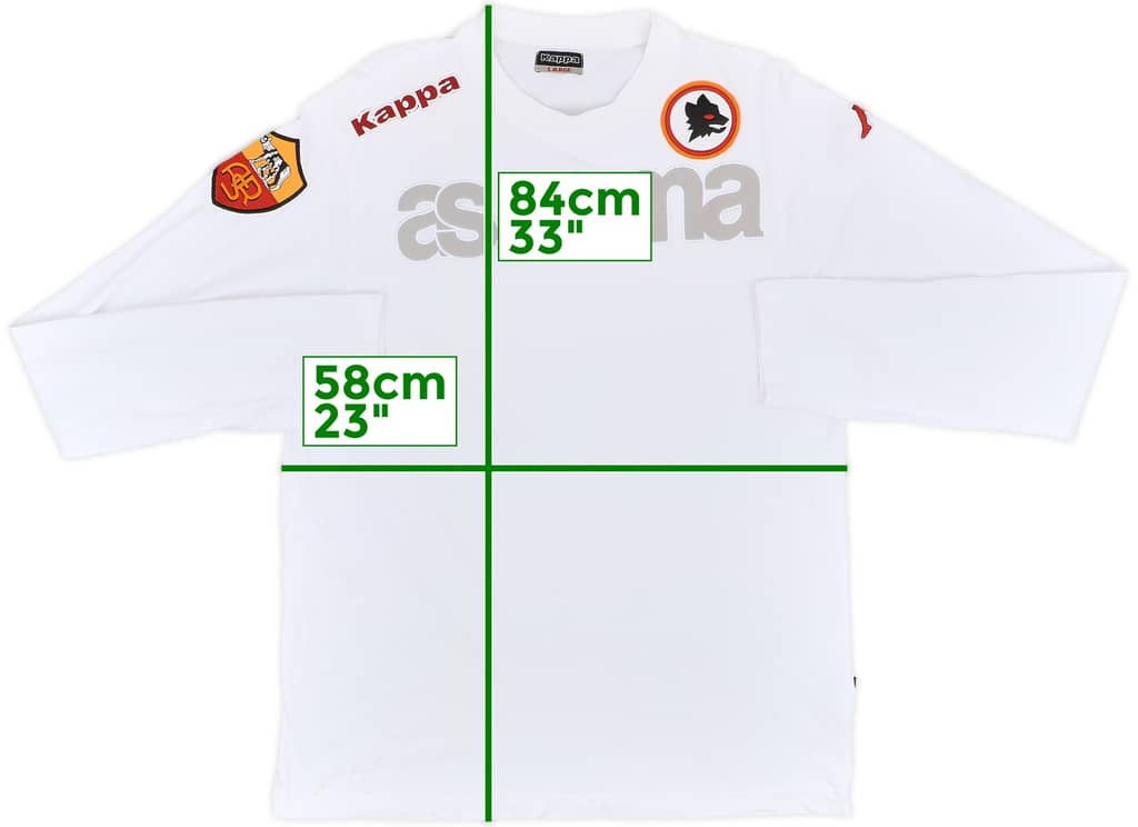 2011-12 Roma Kappa Cotton Tee - 9/10 - (L)