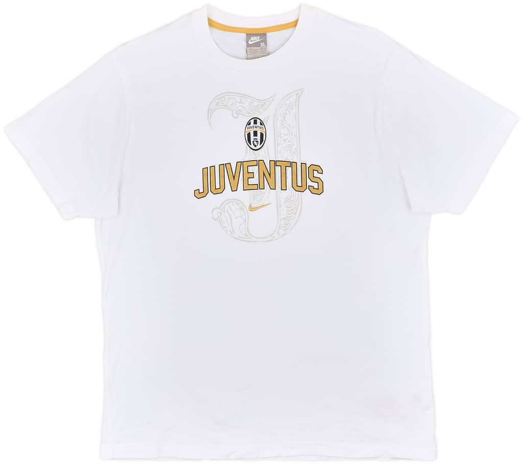 2008-09 Juventus Nike Cotton Tee - 9/10 - (XL)