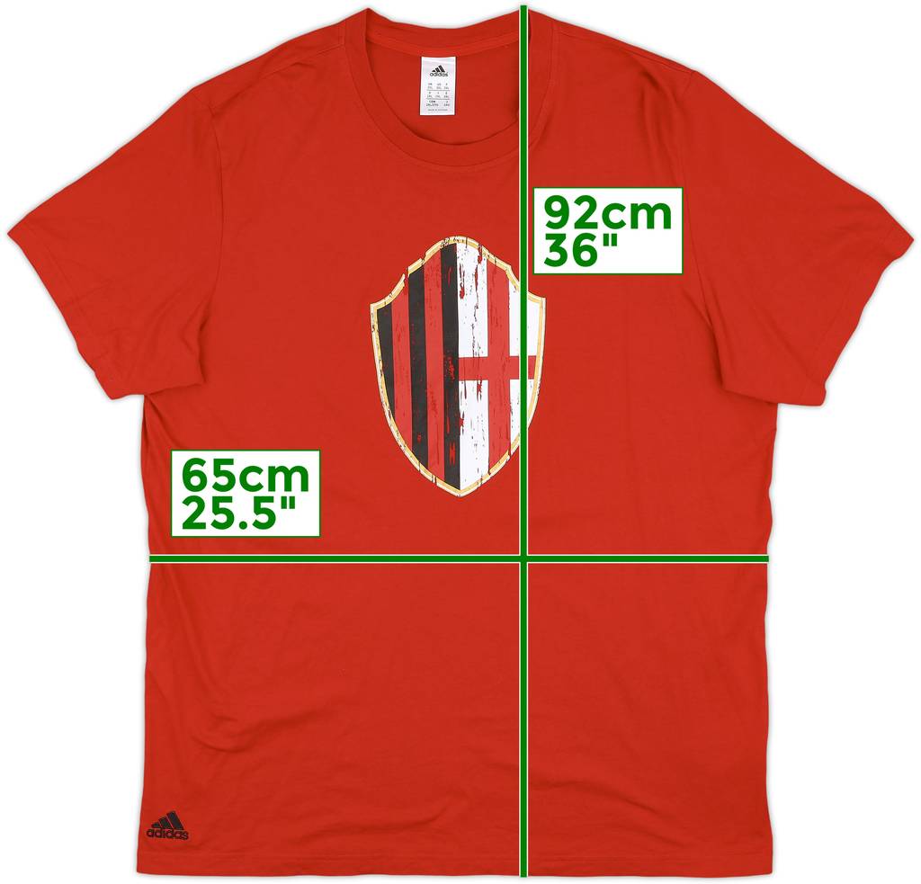 2012-13 AC Milan adidas Originals Cotton Tee - 10/10 - (XL)