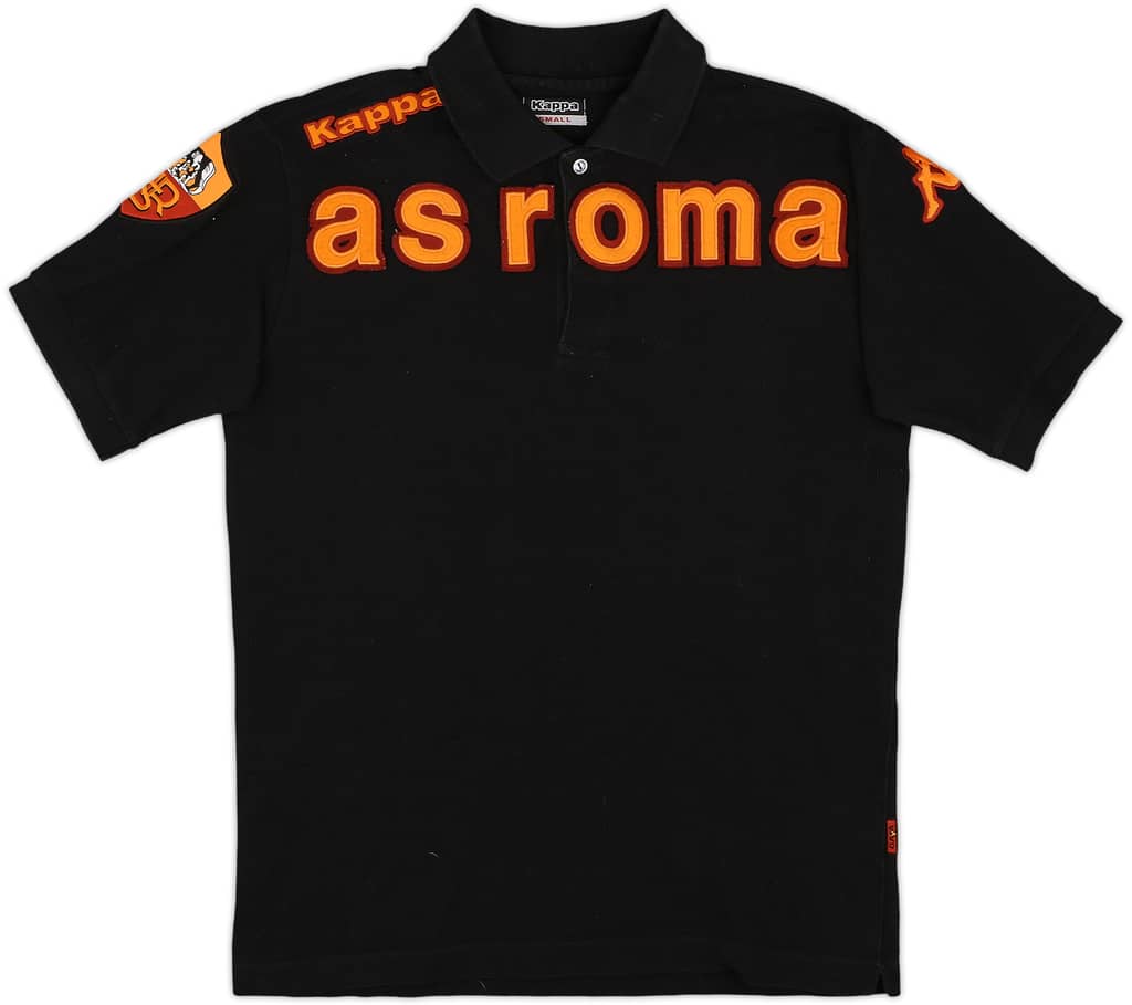 2009-10 Roma Kappa Polo Shirt - 9/10 - (S)