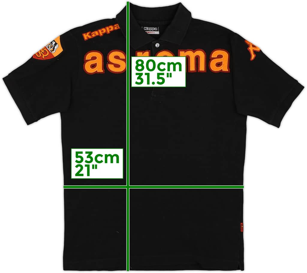 2009-10 Roma Kappa Polo Shirt - 9/10 - (S)