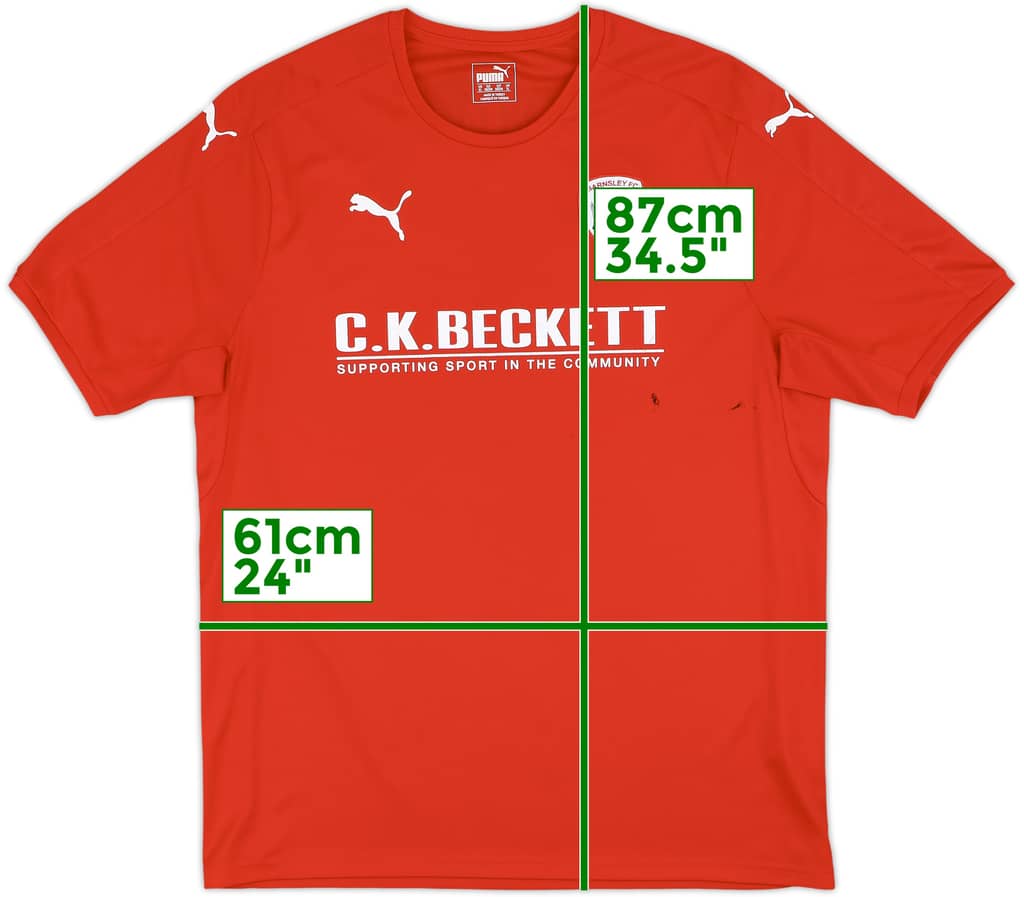 2016-17 Barnsley Home Shirt - 6/10 - (XL)