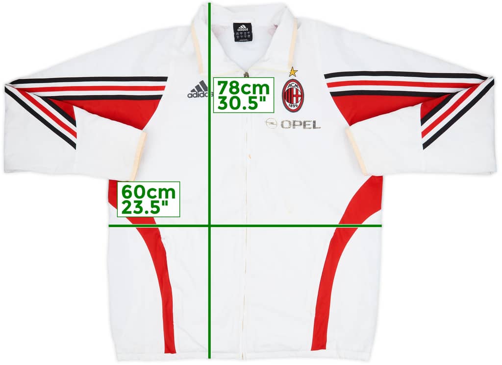 2003-04 AC Milan adidas Track Jacket - 6/10 - (M/L)
