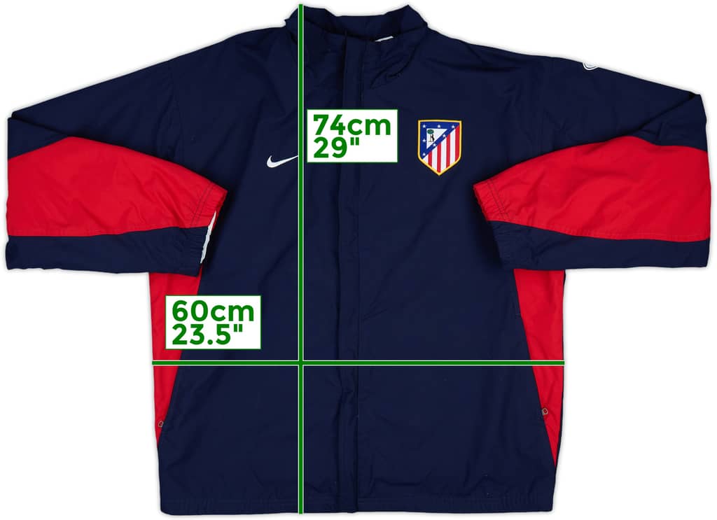 2003-04 Atletico Madrid Nike Track Jacket - 6/10 - (M)