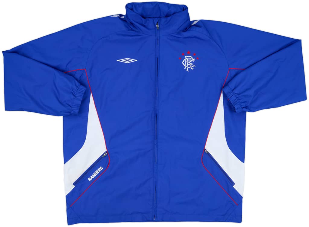 2007-08 Rangers Umbro Hooded Rain Jacket - 7/10 - (XXL)