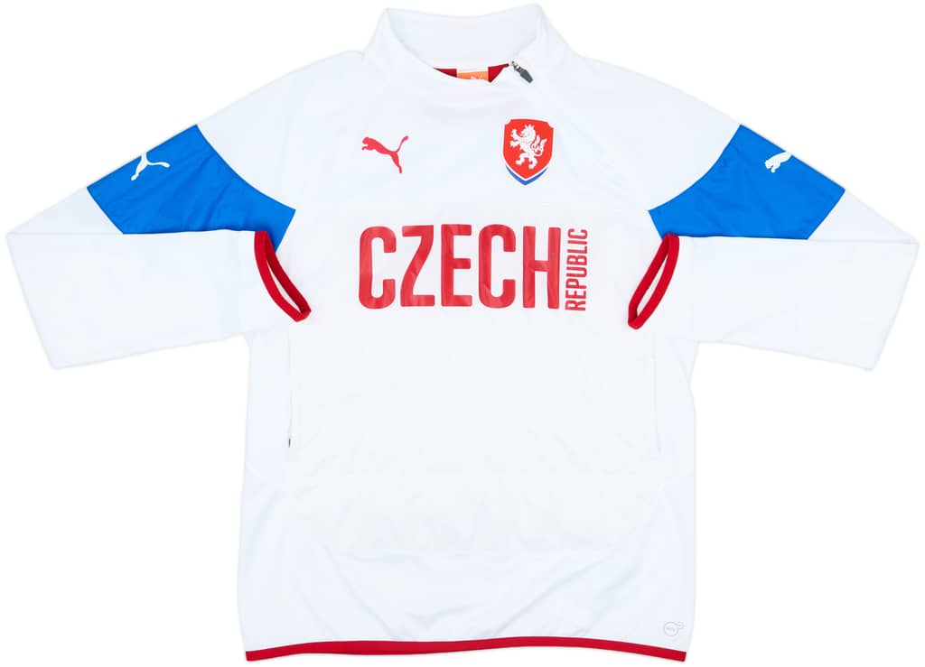 2013-14 Czech Republic Puma 1/4 Zip Drill Top - 8/10 - (L)
