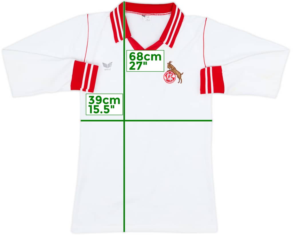 1979-80 FC Koln Home L/S Shirt - 8/10 - (S)