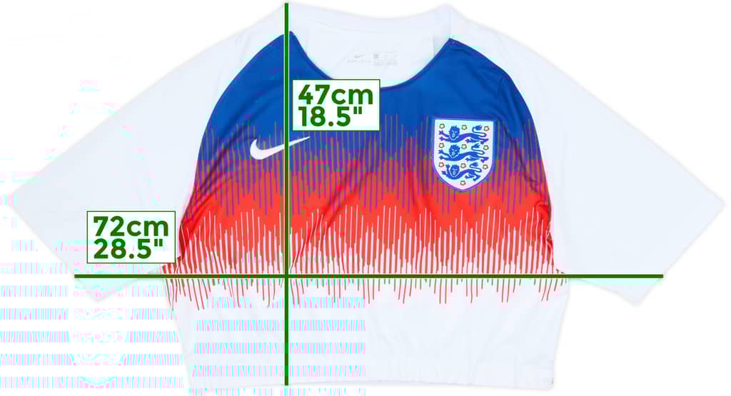 2018-19 England Nike Reworked Crop Top - 6/10 - (L)