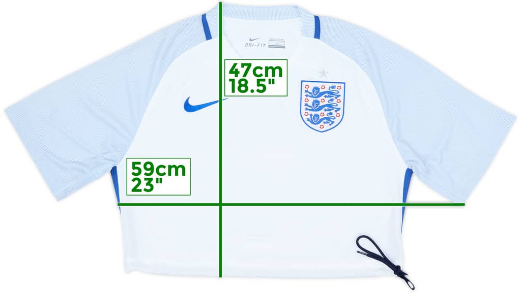 2016-17 England Nike Reworked Crop Top - 7/10 - (M)