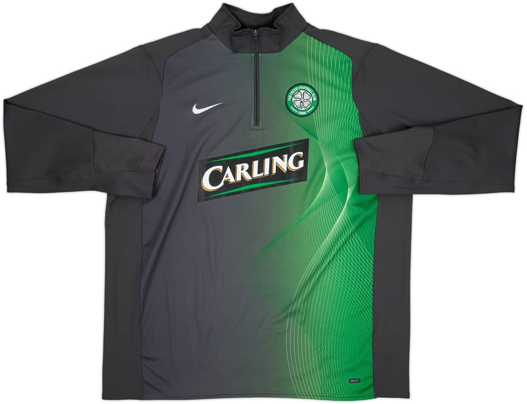 2006-07 Celtic Nike 1/4 Zip Drill Top - 9/10 - (XXL)