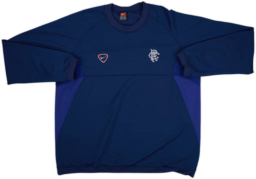 2000-01 Rangers Nike Sweat Top - 8/10 - (XL)
