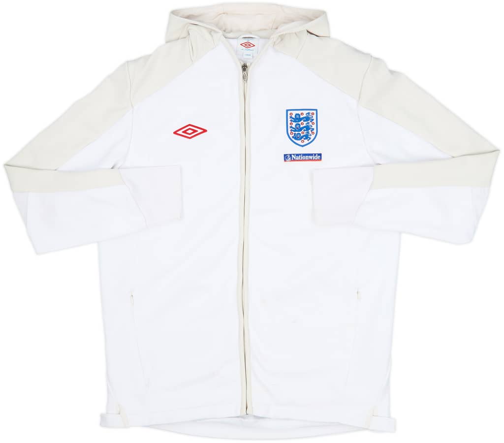 2010-12 England Umbro Hooded Track Jacket - 6/10 - (L)