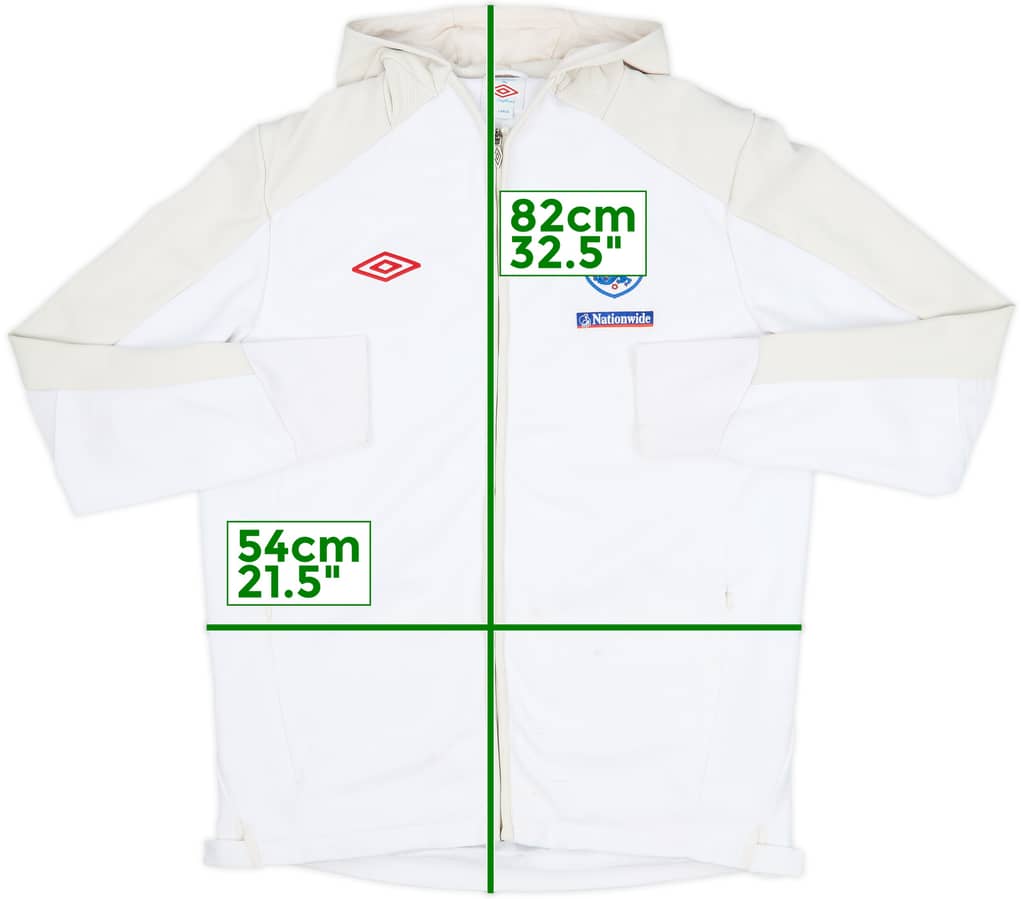 2010-12 England Umbro Hooded Track Jacket - 6/10 - (L)