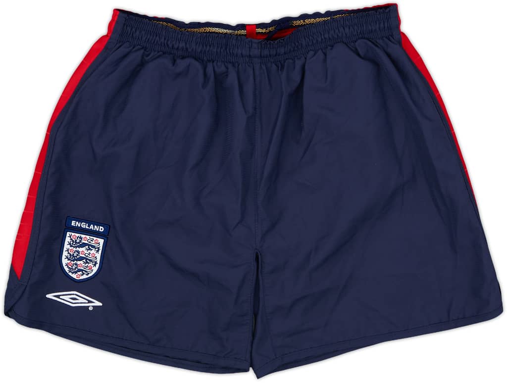 2002-04 England Home Shorts - 10/10 - (XL.Boys)