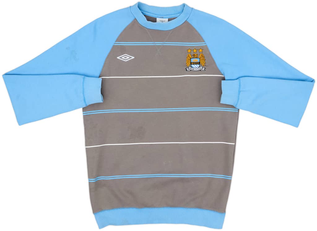 2009-10 Manchester City Umbro Sweat Top - 7/10 - (S)