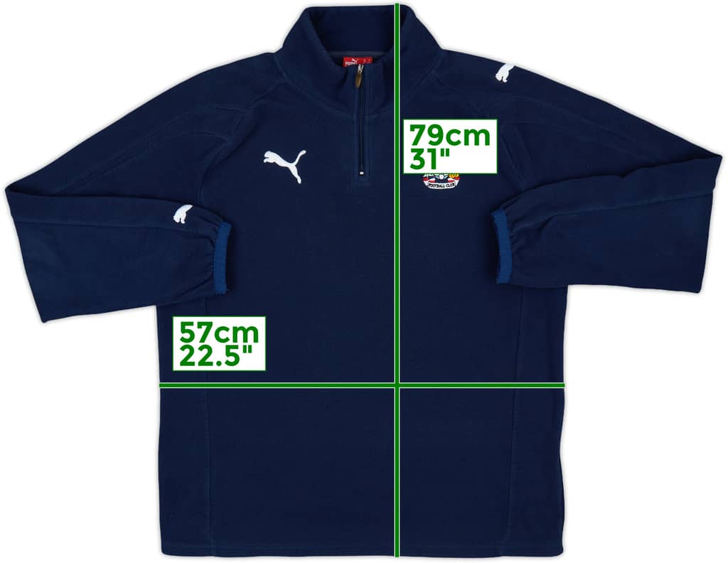 2008-09 Coventry Puma 1/4 Zip Fleece Top - 8/10 - (M)