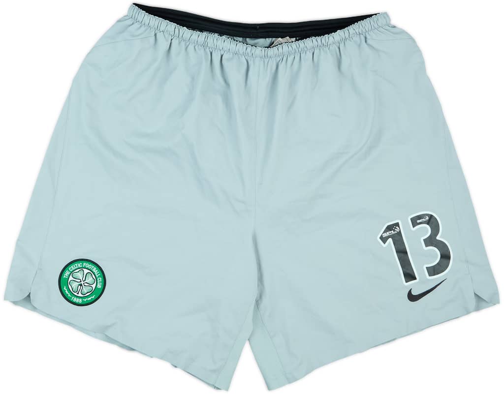 2005-06 Celtic Player Issue GK Shorts #13 - 8/10 - (XL)