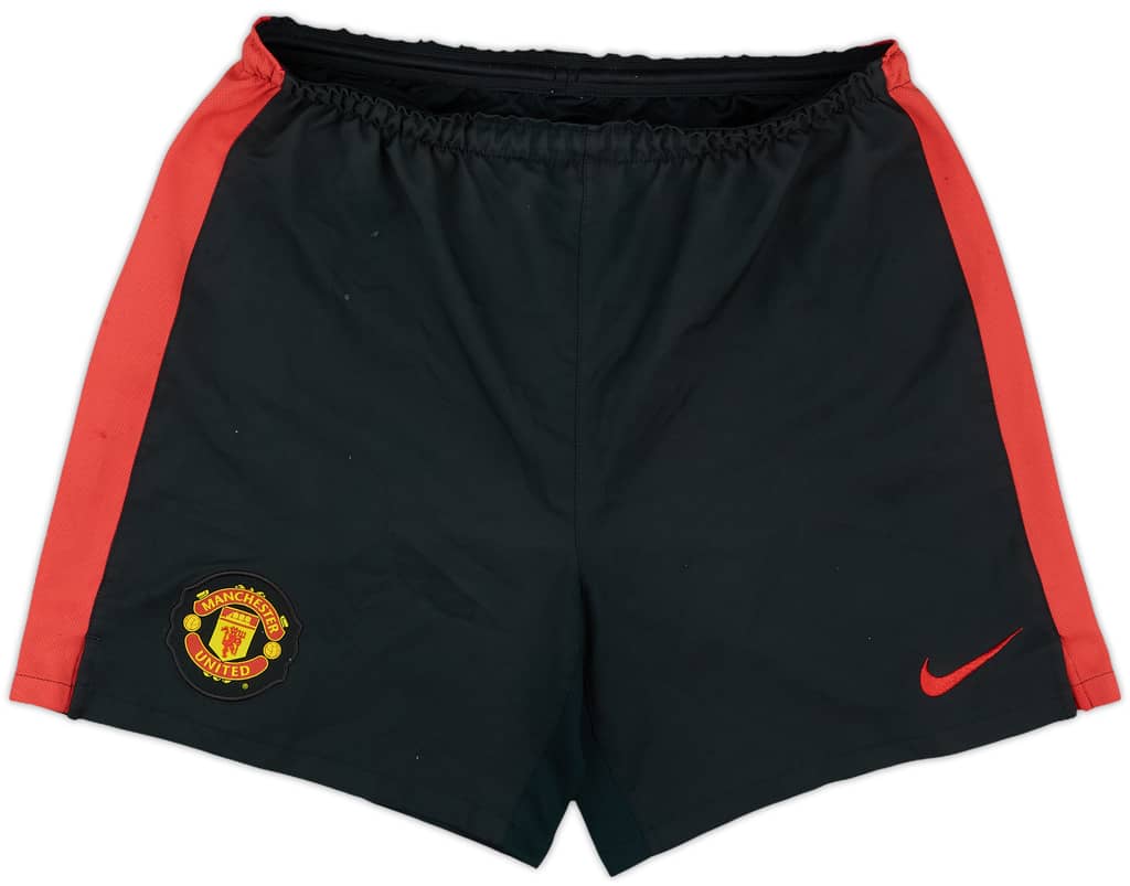 2009-10 Manchester United Authentic Alternate Home Shorts - 6/10 - (L)