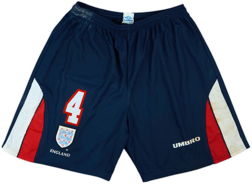 1997-99 England Player Issue Home Shorts #4 - 5/10 - (XXL)