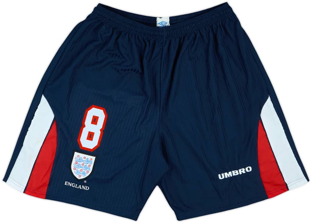 1997-99 England Player Issue Home Shorts #8 - 7/10 - (XXL)