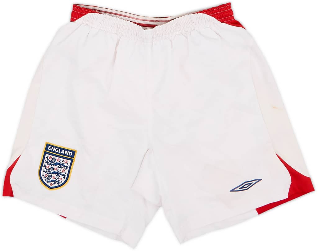 2006-08 England Away Shorts - 9/10 - (L.Boys)