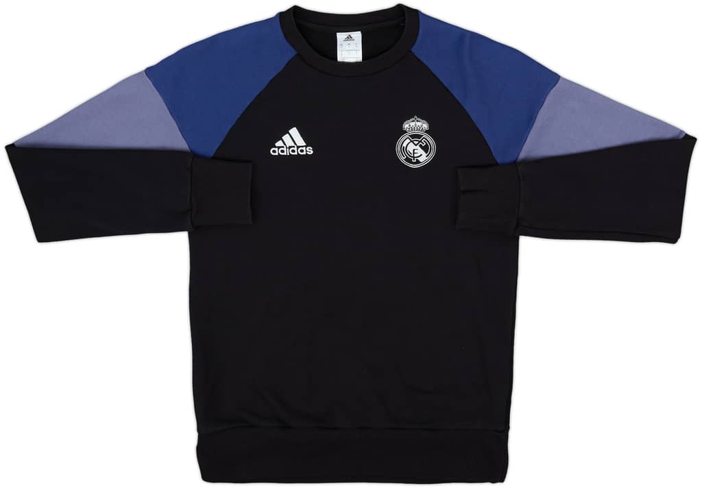 2016-17 Real Madrid adidas Sweat Top - 8/10 - (S)