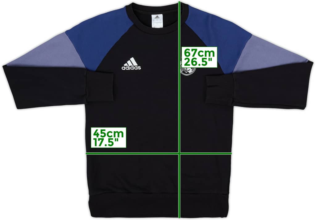 2016-17 Real Madrid adidas Sweat Top - 8/10 - (S)