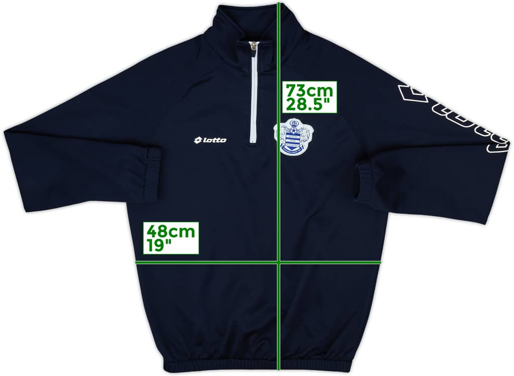 2013-14 QPR Lotto 1/4 Zip Track Jacket - 8/10 - (M)