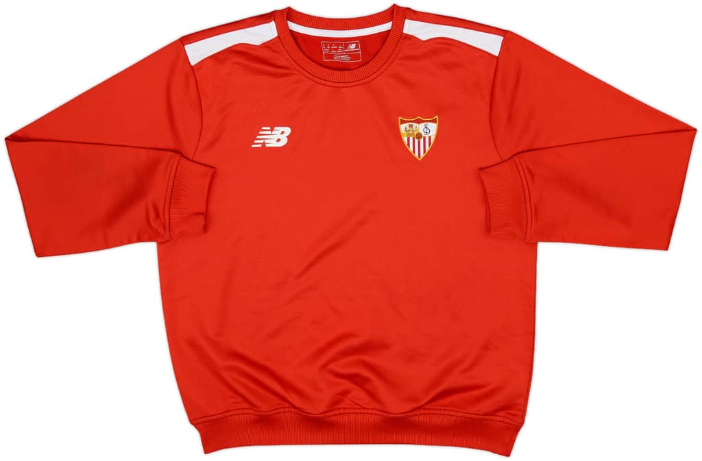 2015-16 Sevilla New Balance Sweat Top - 8/10 - (M)