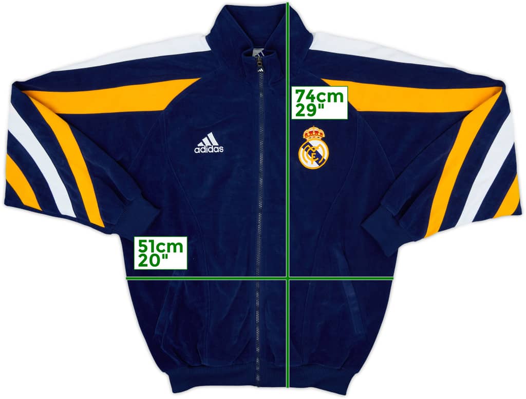 1998-99 Real Madrid adidas Track Jacket - 8/10 - (S)