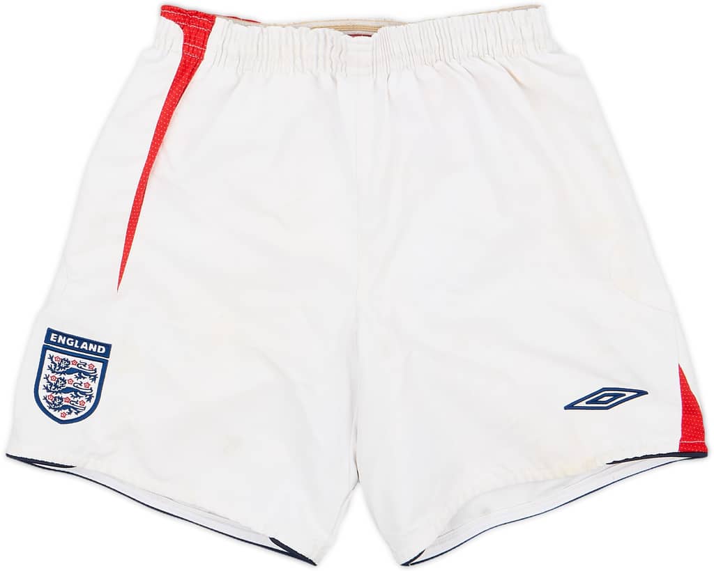 2005-07 England Alternative Home Shorts - 6/10 - (M.Boys)