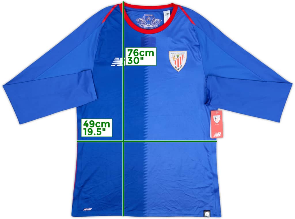 2018-19 Athletic Bilbao Away L/S Shirt (L)