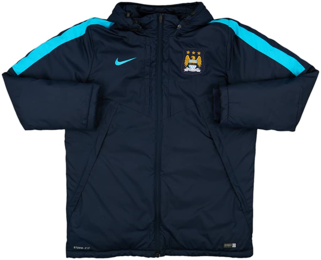 2015-16 Manchester City Nike Storm-Fit Bench Jacket - 9/10 - (XL)