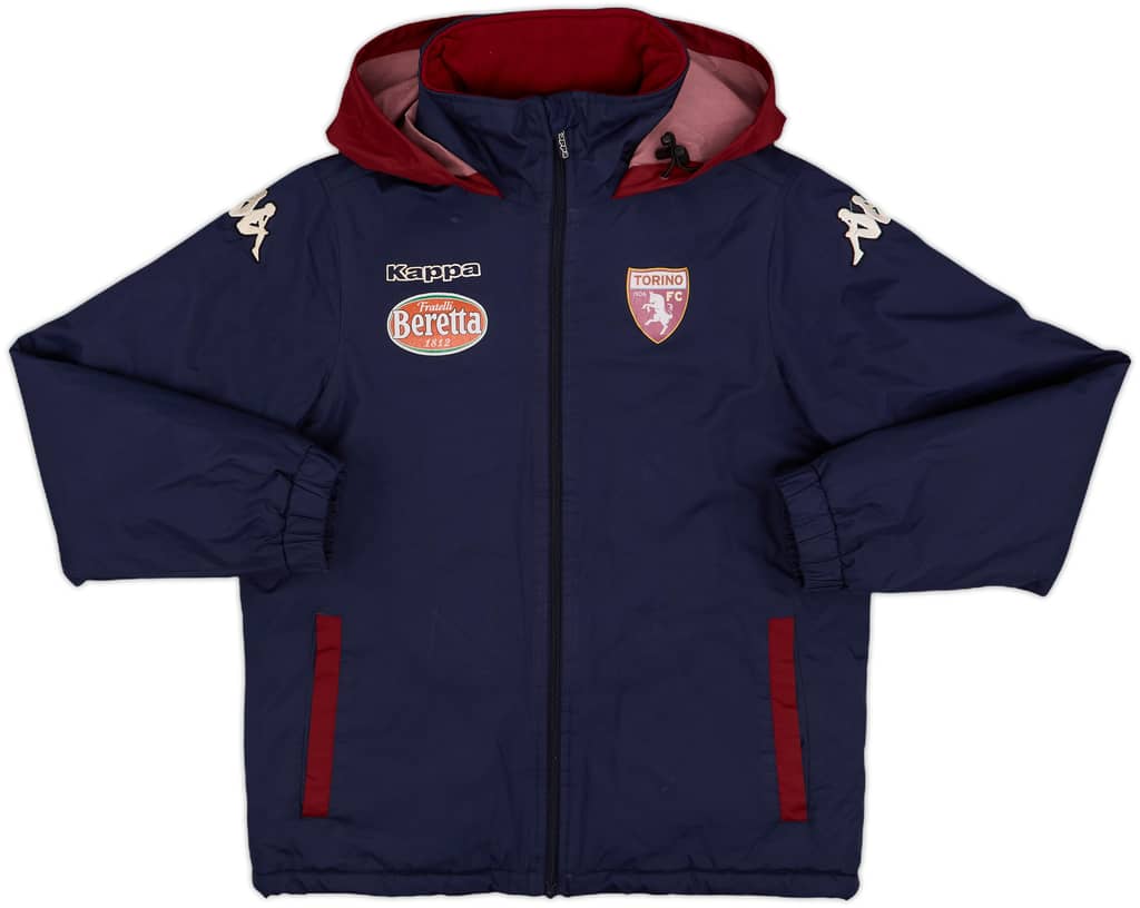 2018-19 Torino Kappa Hooded Padded Bench Coat - 8/10 - (L.Boys)