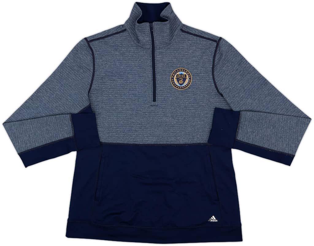 2015 Philadelphia Union adidas 1/4 Zip Training Top - 8/10 - (L.Boys)