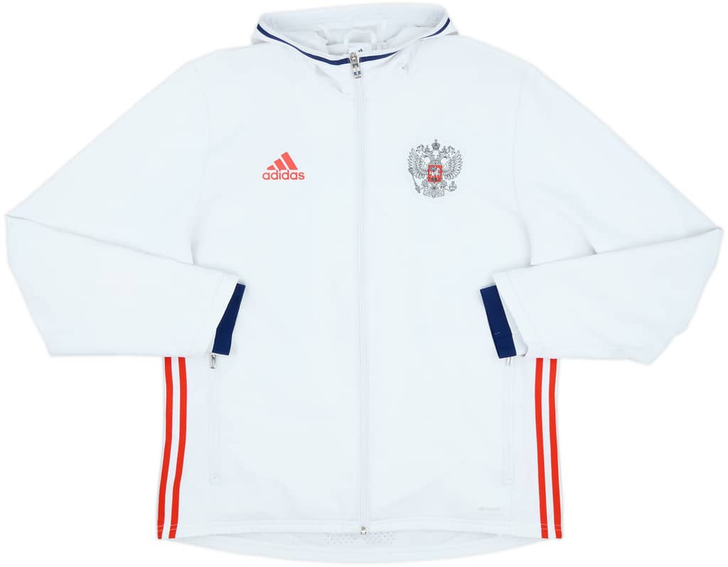 2015-16 Russia adidas Hooded Track Jacket - 7/10 - (L)