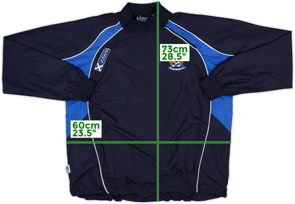 2008-09 Kilmarnock 1/4 Zip Drill Top - 8/10 - (M)