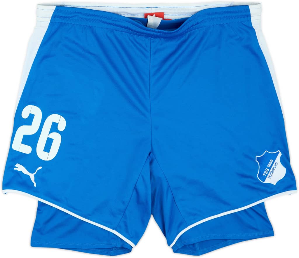 2009-10 TSG Hoffenheim Player Issue Home Shorts #26 - 6/10 - (L)