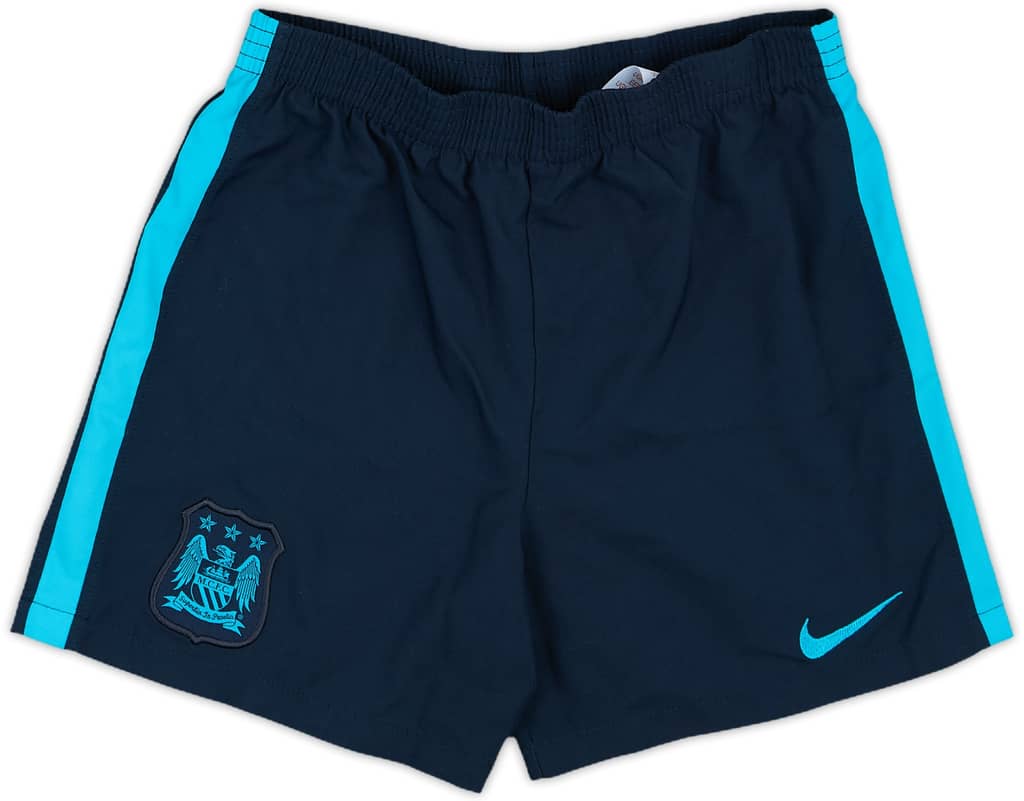 2015-16 Manchester City Away Shorts - 8/10 - (S.Boys)