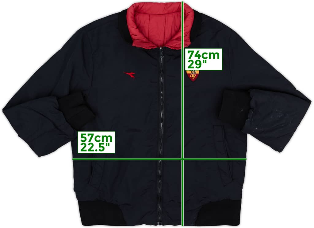 2003-04 Roma Diadora Padded Track Jacket - 7/10 - (M)