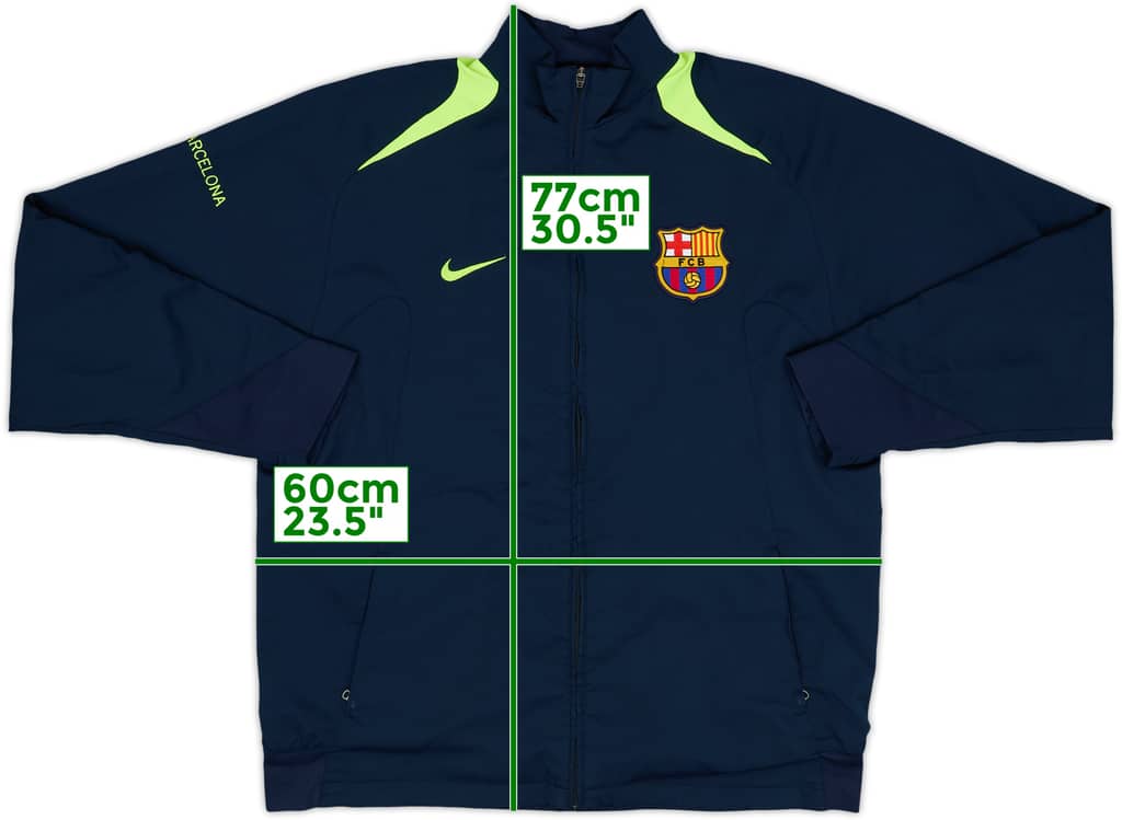 2005-06 Barcelona Nike Track Jacket - 8/10 - (L)